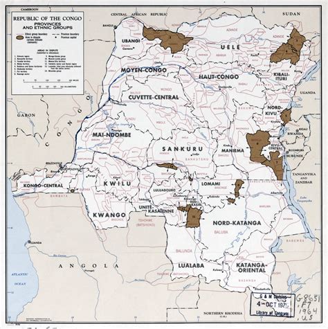 Congo The Democratic Republic Of The Map Coloring Pages