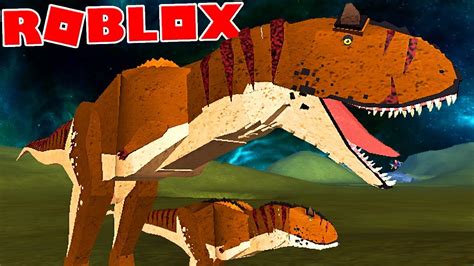 Dinosaur Simulator Roblox T Rex Vs Carnotaurus Batalha Por