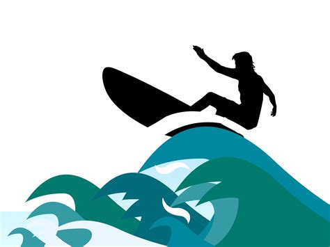 Surfing Surfboard Clip Art Perfect Surfing Png Download 27432056