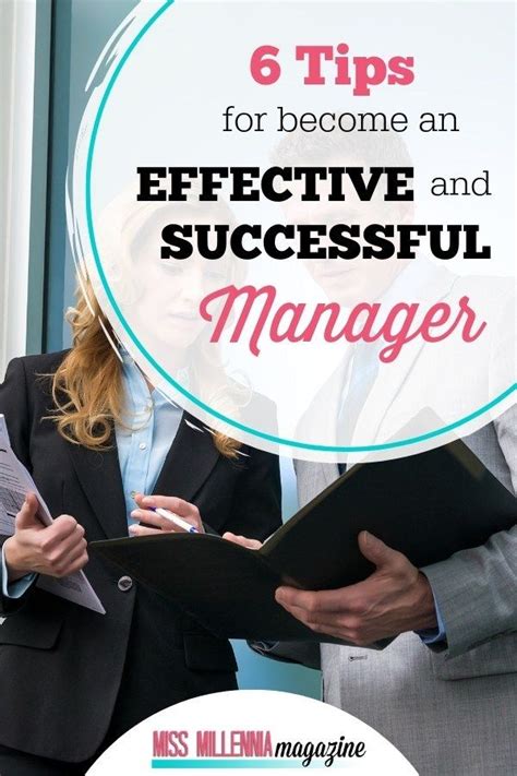 Tips For Become An Effective And Successful Manager Management Success Career Advice