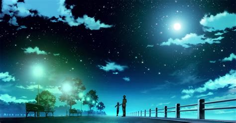 Anime Wallpaper Night Sky Download 2560x1440 Anime