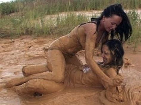 Mud Wrestling Naked Girls Porn Pic