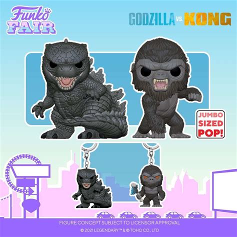 A list of reported upcoming godzilla vs. Godzilla vs. Kong Funko Pops Are up for Pre-Order With ...