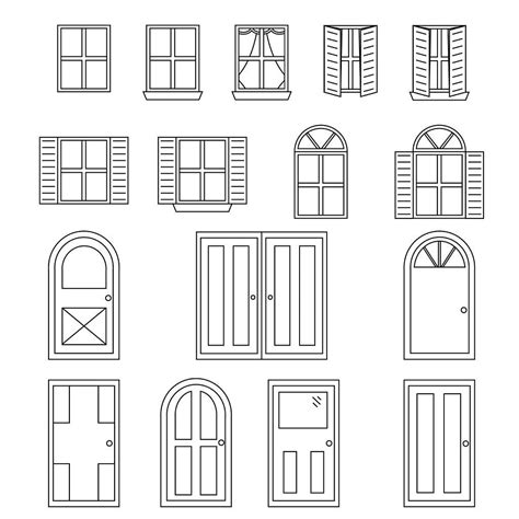 Door Clipart Black And White