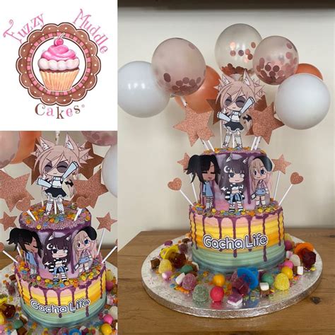 Gacha Life Birthday Theme Cake Images And Photos Finder