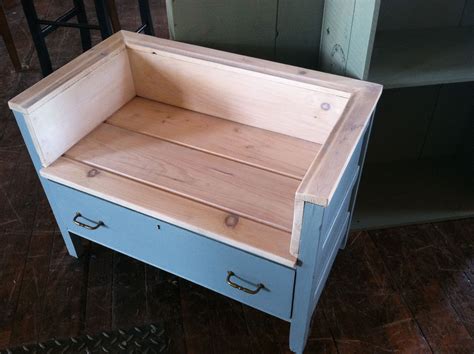 Bench Made From Dresser Repurposed Items Kitchen Remodel Remodel