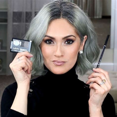 How To Find Your Perfect Eyebrow Shade 15 Swatches Grey Hair