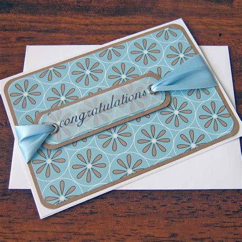 Simple congratulations the gesture of sending a congratulations card says so much all by itself. Congratulations -- Pretty and Perfect Handmade Card to ...