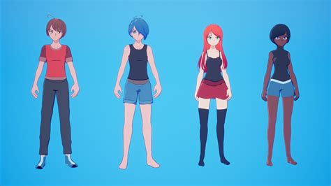 Anime Character Pack Starter Ue5devonline