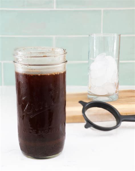 Mason Jar Cold Brew Iced Coffee Recipe Weekend Craft
