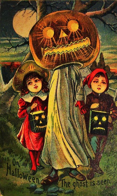 Old Halloween Postcards From The 1900s Vintage Everyday