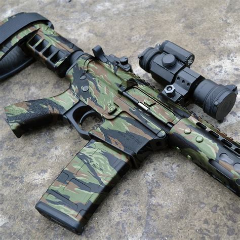 Gunskins Ar 15 Rifle Skin Camouflage Gun Wrap Gs Vietnam Etsy