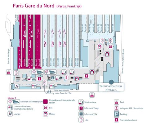 Treinstation Gare Du Nord Parijs All Info Ns International