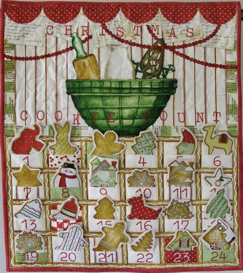 Cookie Advent Calendar Christmas Countdown Fabric Advent Etsy