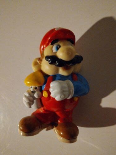 Super Mario Bros With Mushroom Pvc Figure 1989 Applause Nintendo Video