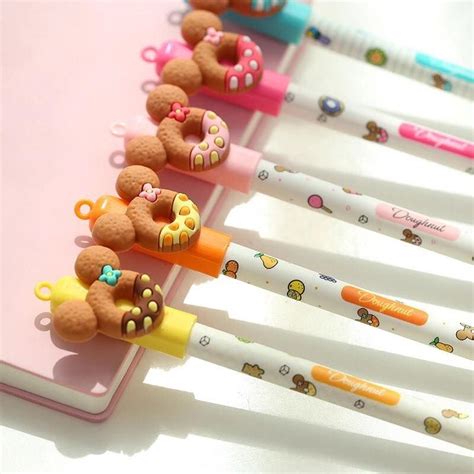 Cute Donut Pen The Desire To Eat Cute Pens Stationery Pens Kawaii