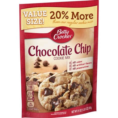 Betty Crocker Chocolate Chip Cookie Mix Hy Vee Aisles Online Grocery