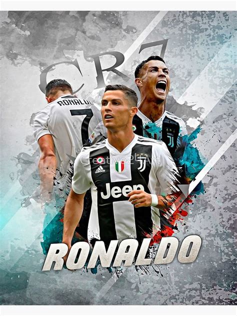 Ronaldo Cr7 Poster By Creative24art Redbubble