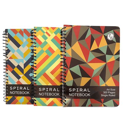 Spiral Notebook Set Of 3 Pw Store