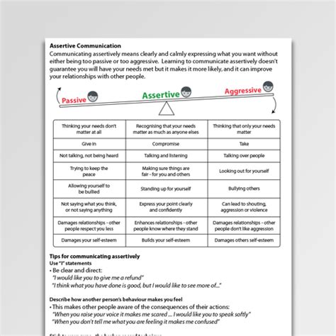 Examples Of Assertive Communication