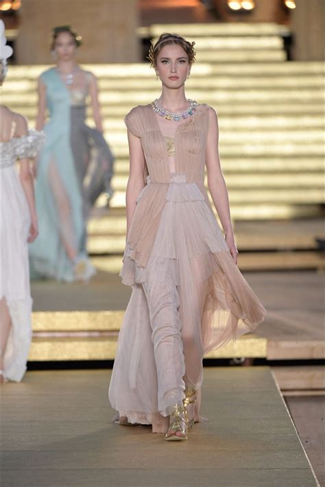 Elegant Haute Couture At Dolce Gabbana Agrigento