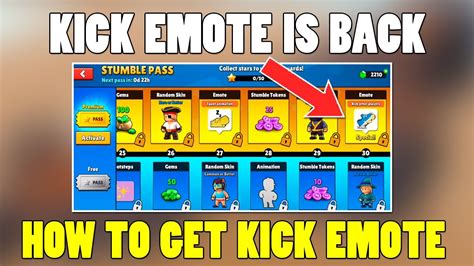 Kick Emote Is Here How To Get Kick Emote In Stumble Guys How To Get