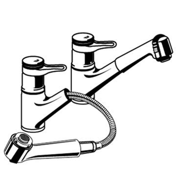 Attempt all work at your own. Grohe Europlus - 33 853 Pull Out Spray Faucet Parts