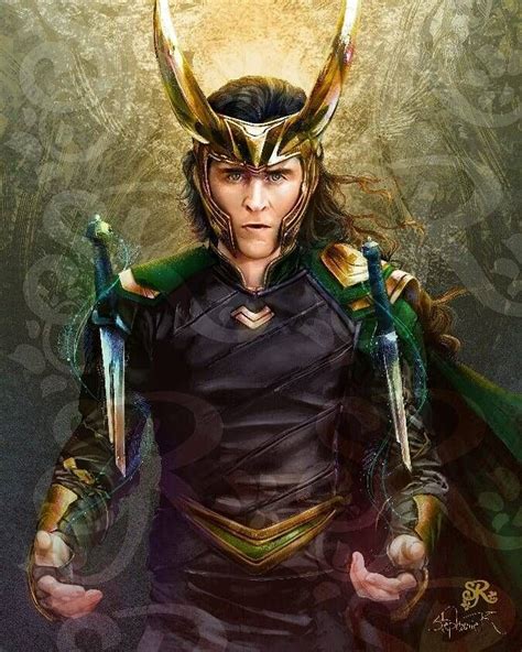 Auswahl von bildern zum thema „loki. stephanie-artdesign: " Finished this Loki piece 💚💛💚💛 Had ...