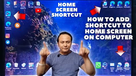 How To Add Shortcut To Home Screen On Computer Add To Home Screen
