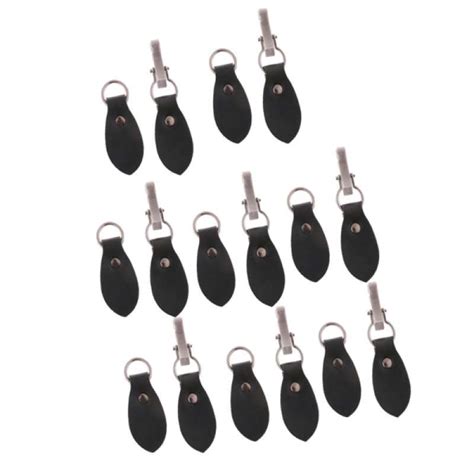 Jual Oem Black Leather Toggle Buttons Silver Metal Hook Duffle Coat