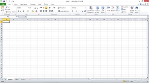 Mengenal Tampilan Lembar Kerja Microsoft Excel 2010 Ideolicious