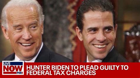 BREAKING Hunter Biden Will Plead Guilty To Two Misdemeanor Tax Charges