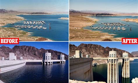 Before And After Photos Show How Drought Has Caused Water Levels To