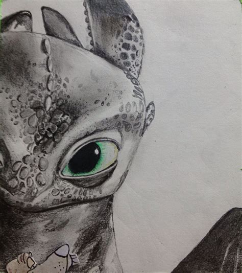 Cute Drawing Of Toothless From How To Train Your Dragon Amazing