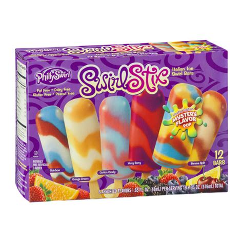 PhillySwirl SwirlStix Italian Ice Swirl Bars Assorted Flavors CT Reviews