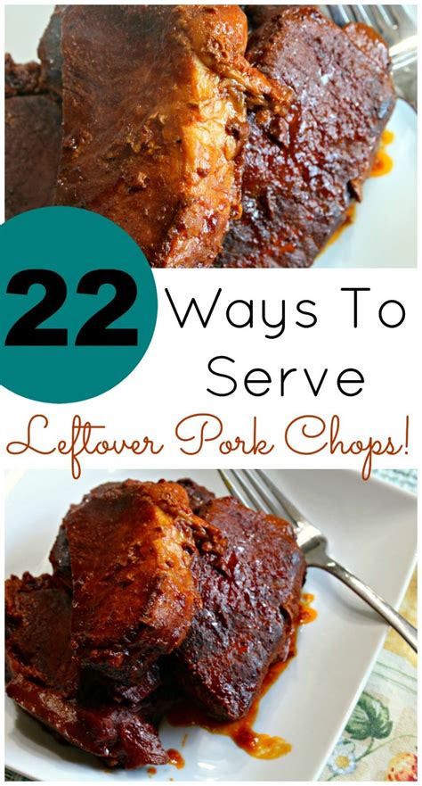 Probably the most popular leftover lechon recipe, but clichés are clichés for a reason, right? 22 Ways To Serve Leftover Pork Chops | Leftover pork chops ...