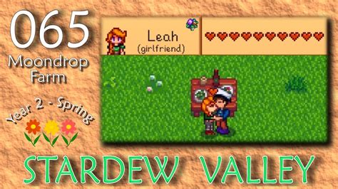 | Stardew Valley | - ep. 065 - Love with Leah!!! (10 Heart Event) - YouTube