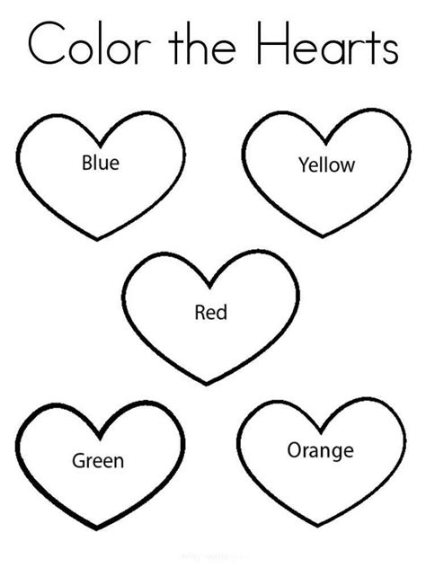 Free Printable Color Learning Coloring Pages