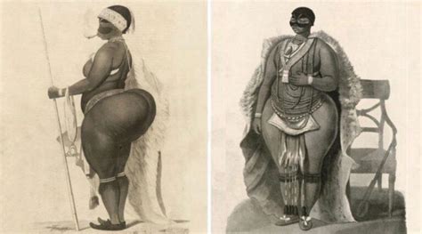 Saartijie Baartman From Khoisan Was Exhibited For Her Large Buttocks In