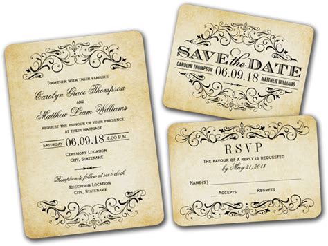 Timeless and definitive, vintage wedding invitations will never go out of style. Wedding Cards and Gifts: Vintage Wedding Invitations ...