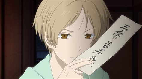 He is able to see youkai, while other regular humans cannot. Natsume Yuujinchou Roku - 03 - Lost in Anime