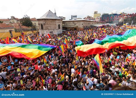 Gay Pride D Istanbul Lgbt Photographie Ditorial Image Du Turc