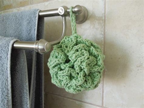 You are guaranteed to go ga ga over this collection of gorgeous free baby crochet patterns and there really is something for everyone. Shower Loofah Free Crochet Pattern | DIYIdeaCenter.com