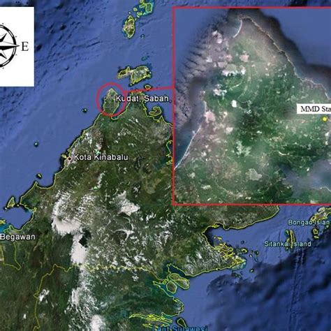 Location Of Kudat In Sabah Download Scientific Diagram