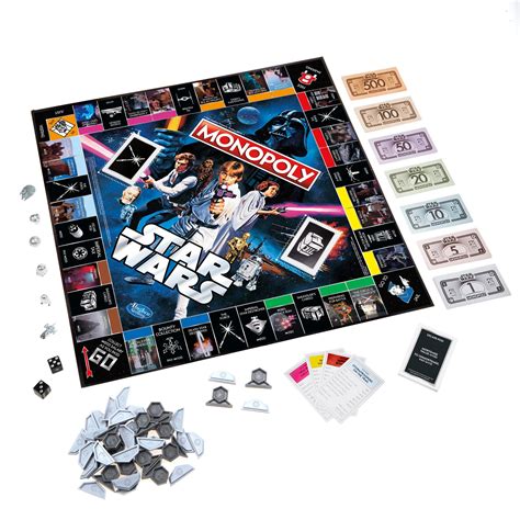 Hasbro Monopoly Game Star Wars 40th Anniversary Special Edition Board