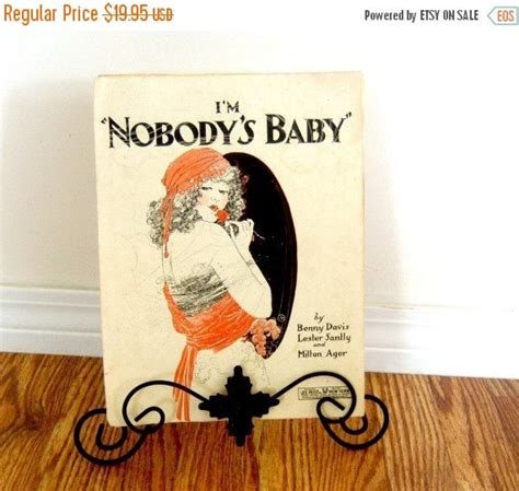 Vintage Sheet Music I M Nobody S Baby By RockySpringsVintage