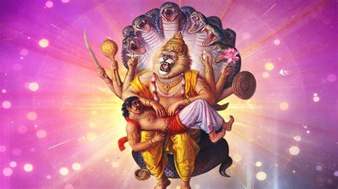 The Story Of Lord Narasimha And Prahlad Cosmic Insights Art