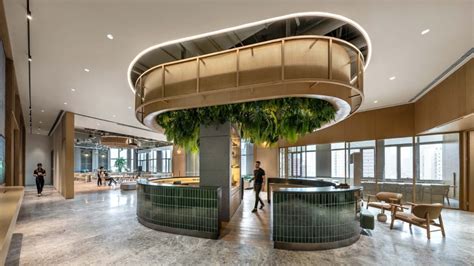 Best Examples Sustainable Office Interior Biophilic Design — Wellness