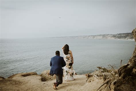 Wedding Proposal Photos La Jolla Cove Melissa Montoya Photography