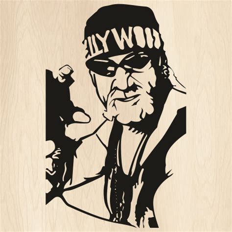 Hulk Hogan Stencil